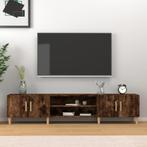 vidaXL Tv-meubel 180x31,5x40 cm bewerkt hout gerookt, Huis en Inrichting, Kasten |Televisiemeubels, Verzenden, Nieuw