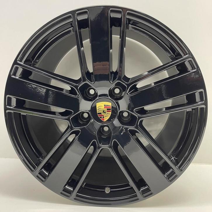 Porsche Panamera 971/2 Originele 20inch zwart met banden, Auto-onderdelen, Banden en Velgen, 20 inch, 315 mm, Personenwagen, Gebruikt
