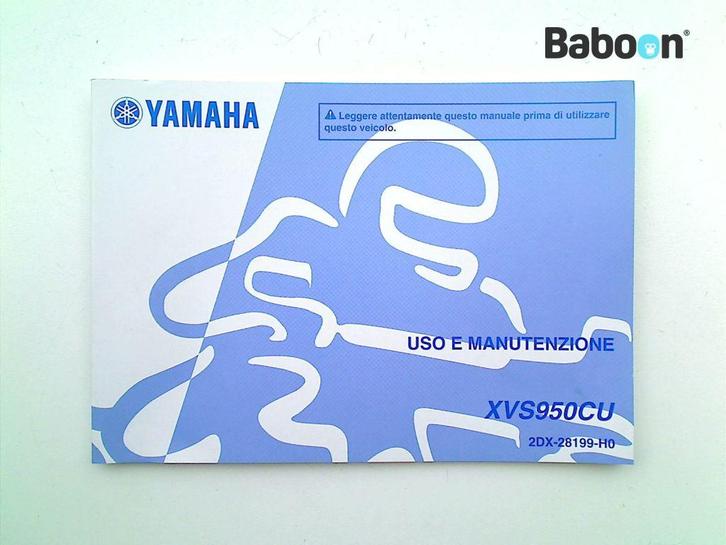Instructie Boek Yamaha XV 950 CU 2014-2017 (XVS950) Italian, Motoren, Onderdelen | Yamaha, Gebruikt, Verzenden