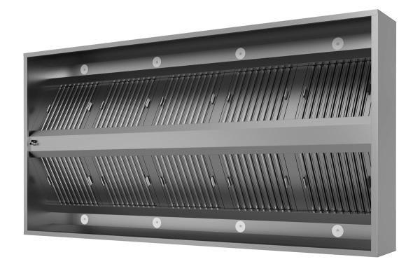 Eiland Afzuigkap | RVS | 2x6 Labyrintfilters |, Zakelijke goederen, Horeca | Keukenapparatuur, Nieuw in verpakking, Verzenden