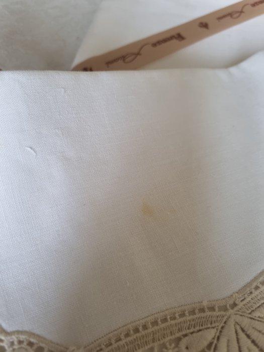 Firenze Ricami - Suore Fiorentine - Laken (4) - 280 cm - 280, Antiek en Kunst, Antiek | Tapijten, Tafelkleden en Textiel