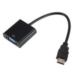 VGA naar HDMI Kabel - 1080p Full HD High Speed Zwart, Computers en Software, Nieuw, Verzenden