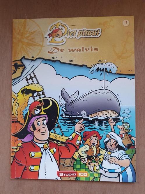 Piet piraat de walvis, Studio 100, Deel 1, paperback, Boeken, Schoolboeken, Gelezen, Verzenden