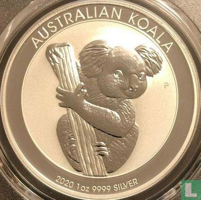 Australië 1 dollar 2020 (kleurloos) Koala, Timbres & Monnaies, Monnaies | Océanie, Envoi