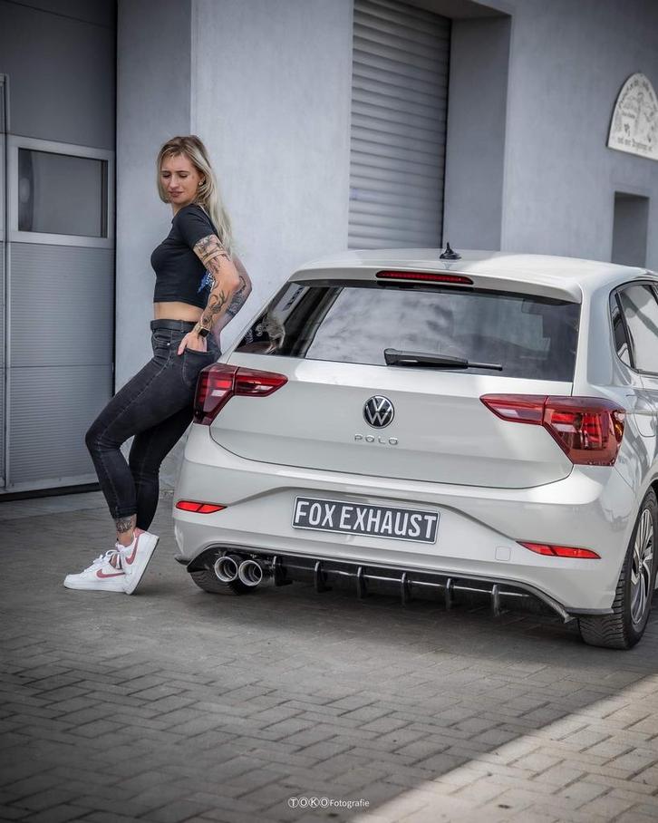 FOX VW Polo AW Facelift einddemper - 2x90 type 25, Auto-onderdelen, Uitlaatsystemen, Nieuw, Verzenden