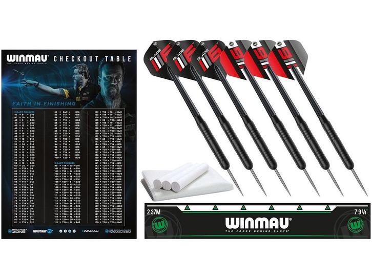Winmau Blade 6 - Dart set - Inclusief luxe kabinet en 2 sets, Huis en Inrichting, Woonaccessoires | Overige, Nieuw, Verzenden