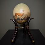 Struisvogel Ei Taxidermie Opgezette Dieren By Max, Ophalen of Verzenden, Nieuw, Wild dier, Opgezet dier