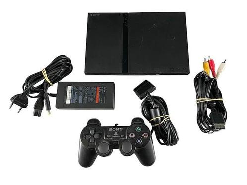 Playstation 2 Slim + Originele Controller (PS2), Games en Spelcomputers, Spelcomputers | Sony PlayStation 2, Verzenden