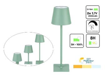 Tafellamp Groen | Oplaadbaar | Camping Lamp | Buiten Lamp beschikbaar voor biedingen