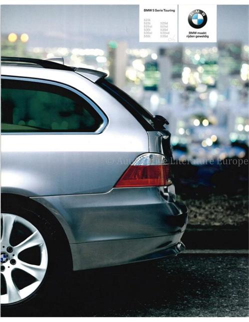 2006 BMW 5 SERIE TOURING BROCHURE NEDERLANDS, Boeken, Auto's | Folders en Tijdschriften