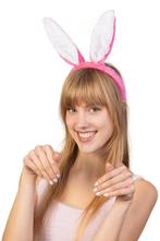 Haarband Konijn Fuchsia Roze Diadeem Konijnenoren Oren Oortj, Kleding | Dames, Ophalen of Verzenden, Nieuw