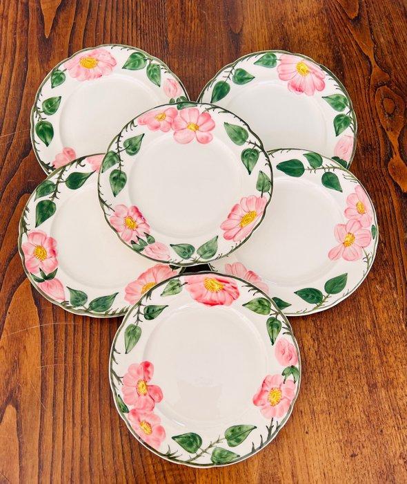 Villeroy & Boch - Bord (6) - Wilde roos - Porselein, Antiek en Kunst, Antiek | Meubels | Tafels