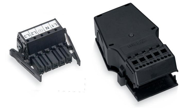 Wago Prise À 5 Pôles Avec Boîtier À Détente -, Bricolage & Construction, Électricité & Câbles, Envoi