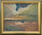 Constant Permeke (1886-1952) - Zeilschepen bij zonsondergang, Antiek en Kunst