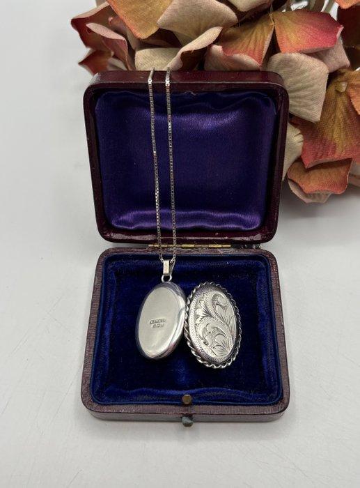 Zonder Minimumprijs - Medaillon Zilver, Handtassen en Accessoires, Antieke sieraden