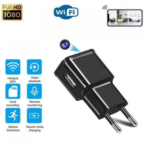 Spy camera usb oplader spycam mini verborgen camera Full HD, Audio, Tv en Foto, Overige Audio, Tv en Foto, Nieuw, Verzenden