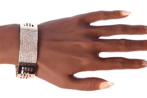 Armband - 14 karaat Geel goud, Witgoud - 10.08ct. tw., Handtassen en Accessoires, Armbanden