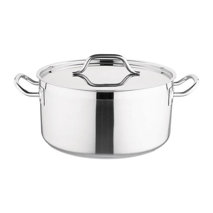 Kookpan | RVS/Aluminium | 12L | Div. Warmtebronnen | Incl., Zakelijke goederen, Horeca | Keukenapparatuur, Nieuw in verpakking