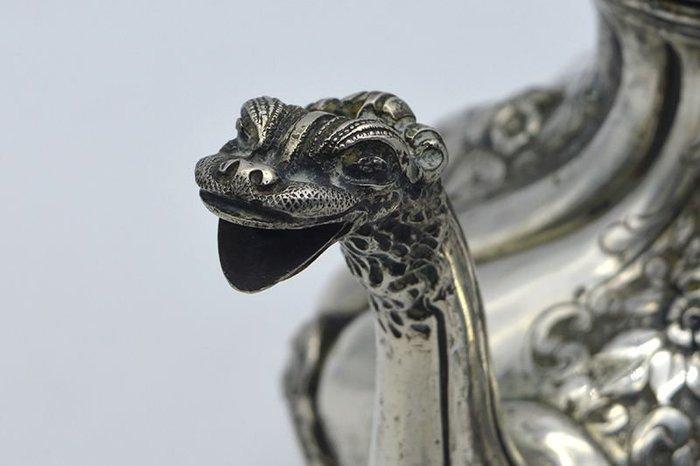 Koffie- en theeservies (4) - Servizio da the e caffé con, Antiek en Kunst, Antiek | Zilver en Goud