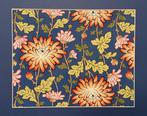 École russe (XX) - Chrysanthèmes éclatants, Antiquités & Art