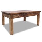 vidaXL Salontafel 98x73x45 cm massief mahoniehout, Huis en Inrichting, Verzenden, Nieuw