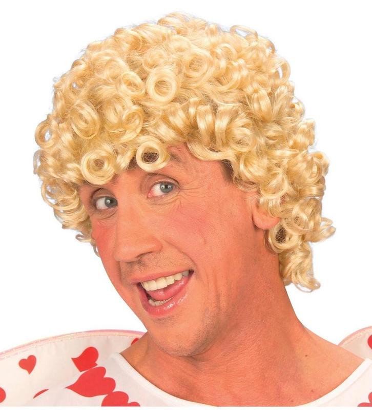 Blonde Pruik Cupido, Hobby en Vrije tijd, Feestartikelen, Nieuw, Verzenden