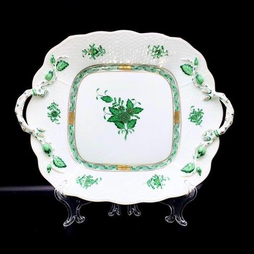 Herend - Work of Art Square Serving Platter (28,5 cm) -, Antiek en Kunst, Antiek | Meubels | Tafels