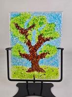 Schotel - Muranoglas - Plaattafel standaard met boom, Antiquités & Art, Antiquités | Verre & Cristal