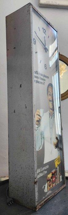 Lavazza - Nino Manfredi - Reclamebord - Glas, Metaal, Antiek en Kunst, Antiek | Wandborden en Tegels