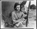 Dorothea Lange (1895-1965) - Young Migrant Mother with, Collections