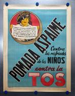 Anonymous - Pomada Aspaime contra la Tos - Litho - Jaren, Antiquités & Art, Art | Dessins & Photographie