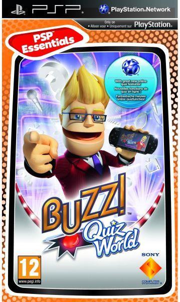 Buzz! Quiz World-Essentials (PSP) Gebruikt, Games en Spelcomputers, Games | Sony PlayStation Portable, Ophalen of Verzenden