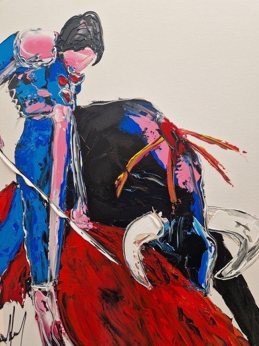 Henry Escobar - OLE ( attention fond blanc ), Antiquités & Art, Art | Objets design