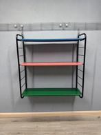 Rek - Metaal - Kleurrijk wandrek in vintage stijl