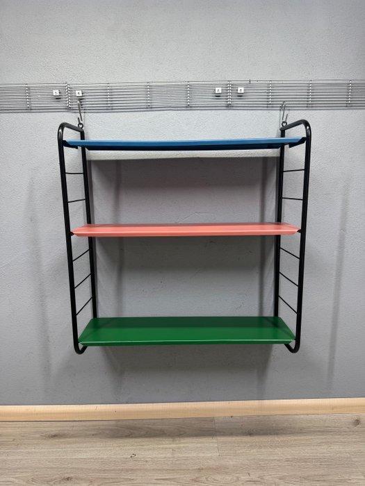 Rek - Metaal - Kleurrijk wandrek in vintage stijl, Antiek en Kunst, Kunst | Designobjecten