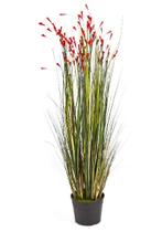 Kunstplant Coral Gras Rood 120 cm, Huis en Inrichting, Kamerplanten, Verzenden