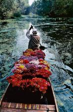 Steve McCurry (1950) - Flower Seller. Dal Lake, Srinagar,, Antiek en Kunst, Kunst | Schilderijen | Modern