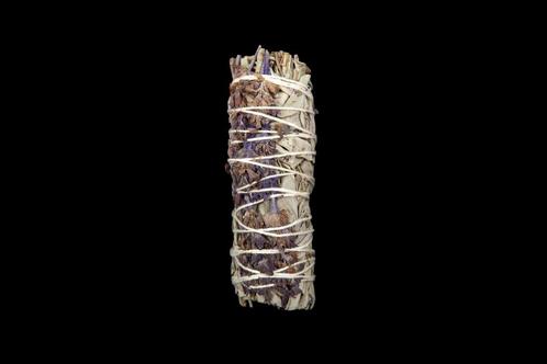 Smudge stick - Witte Salie met Lavendel - ca. 30 gram, Maison & Meubles, Accessoires pour la Maison | Autre, Enlèvement ou Envoi