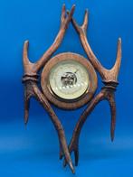 Baromètre style chasse – cadre en bois avec imitation de