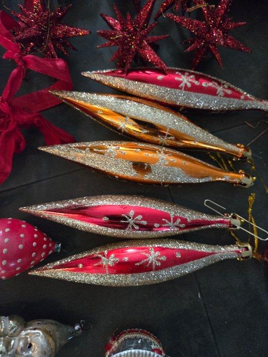 Kerstballen - Glas, Aardewerk, Plastic - Antiek /Vintage, Diversen, Kerst