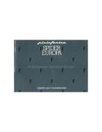 1983 FIAT 124 PININFARINA SPIDER EUROPA INSTRUCTIEBOEKJE I.., Ophalen of Verzenden