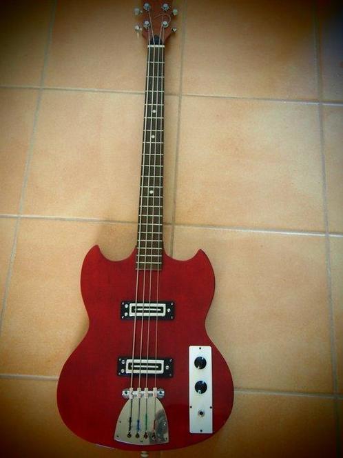 Hopf - SG Bass - - Elektrische gitaar - Duitsland - 1970, Muziek en Instrumenten, Snaarinstrumenten | Gitaren | Akoestisch