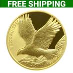 Samoa. 10 Dollars 2025 1/10 oz $10 Samoa Golden Eagle Gold, Postzegels en Munten