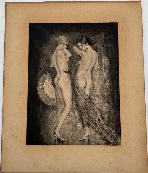 Édouard Chimot - Nue, Antiek en Kunst, Kunst | Designobjecten