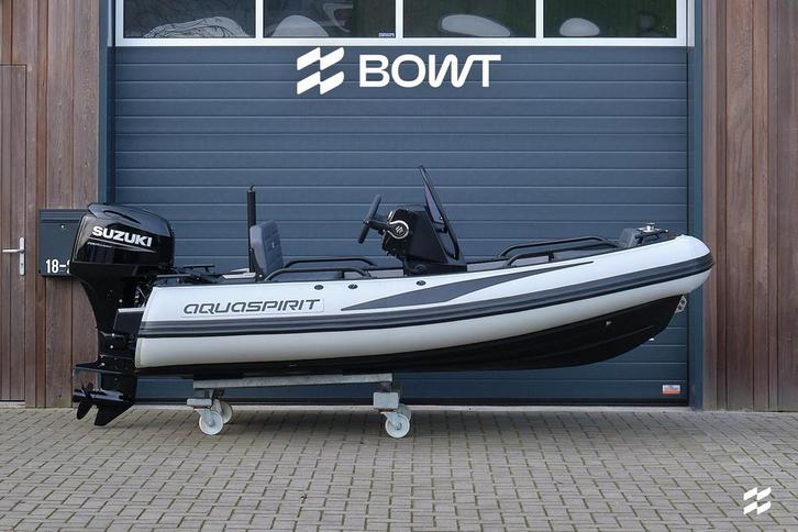 AQUASPIRIT S370 | Suzuki 40pk | D-Tubes | Aluminium RIB, Watersport en Boten, Rubberboten, Ophalen