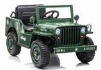 Jeep Army, Willys jeep, 4wd, eva, leder, BlueTooth, 2.4ghz, Verzenden, Nieuw