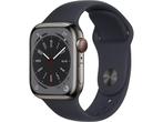 Apple Watch Series 8 - Smartwatch - GPS + Cellular - 41mm -, Handtassen en Accessoires, Smartwatches, Verzenden, Zo goed als nieuw