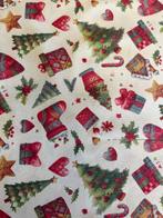 Tissu à thème patchwork de Noël joyeux et élégant - Textile