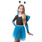 Blauwe Kostuum Set Vlinder 4 delig, Kinderen en Baby's, Carnavalskleding en Verkleedspullen, Verzenden, Nieuw