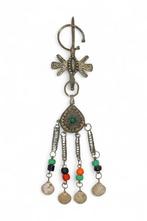 Antieke fibula Berbera Tizerzai massief zilver met Arabische